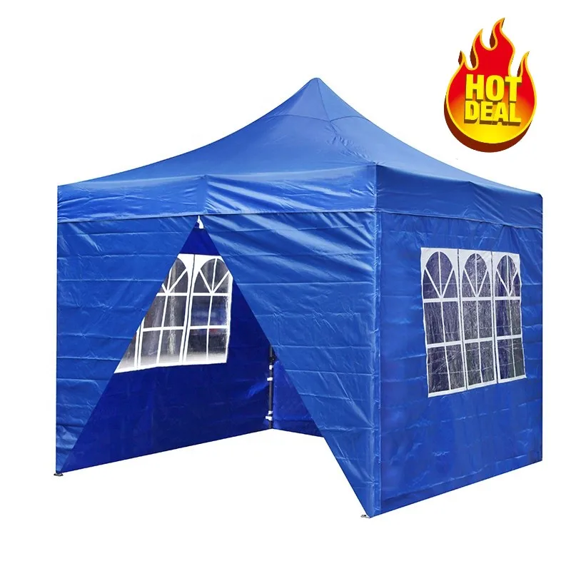 Hexin Waterproof And Fireproof Printing Pop Up 3x3 Gazebo Tent