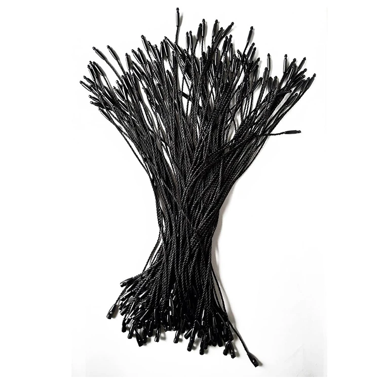 Hot Sale Normal Plastic Seal Hang Tag String 7 Inch Nylon Hang Tag String for Clothes Gift Bags Price Tags