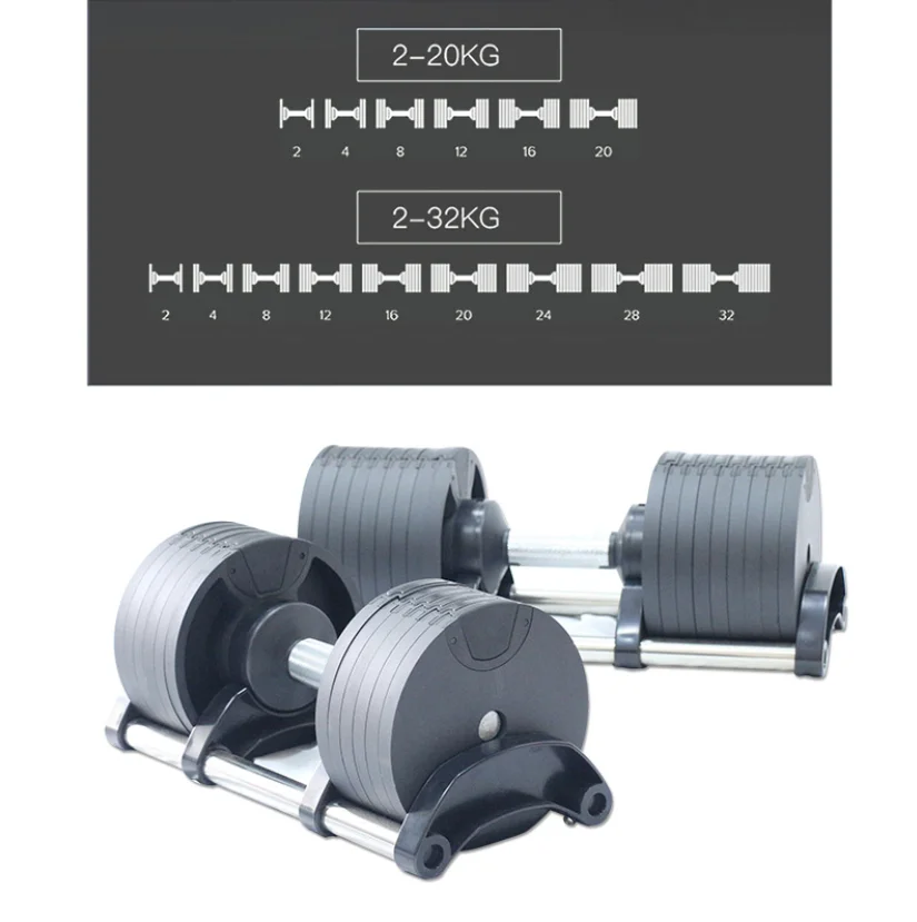 20kg Adjustable Dumbbell Set Home Use Gym Equipment Dumbbell Set