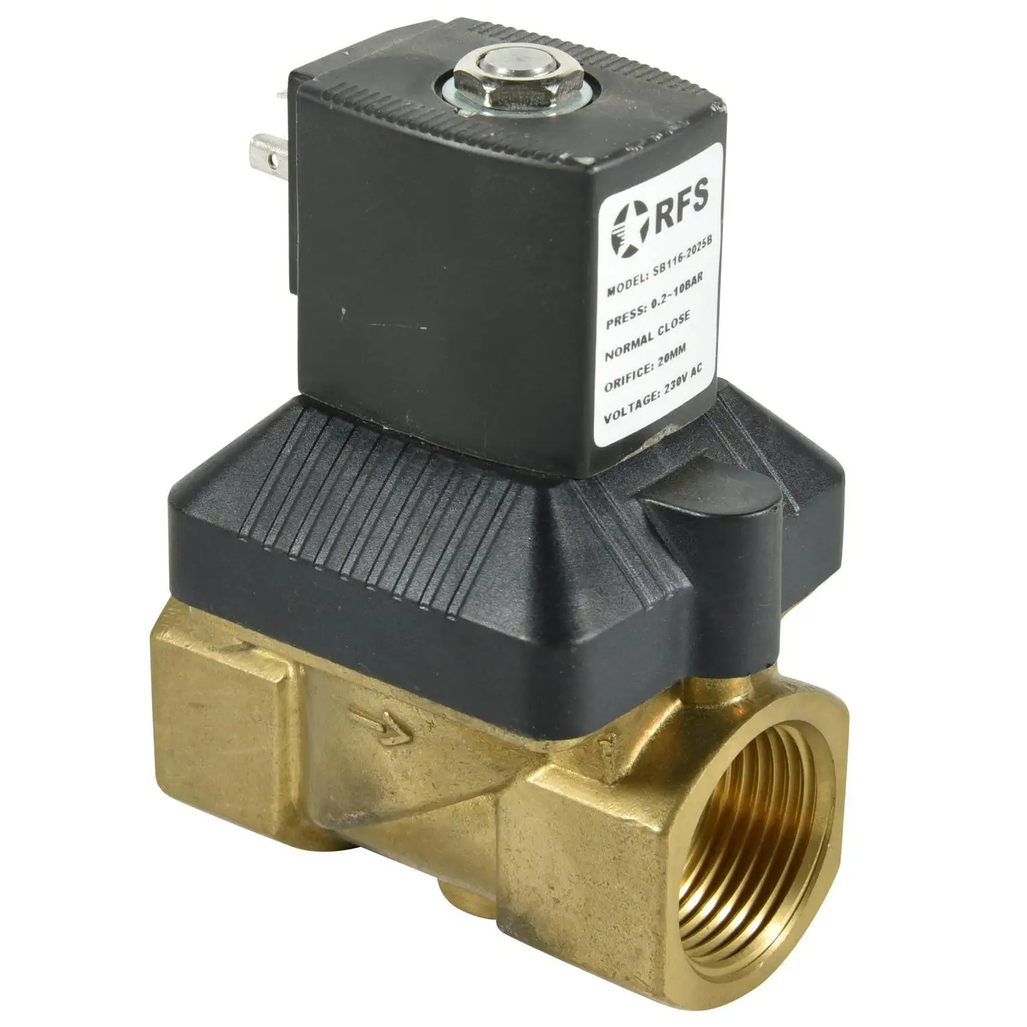 SB116 High Temperature  12V 24V Normally Closed Diaphragm Solenoid Valve Stainless Steel 220V AC Solenoid Valve