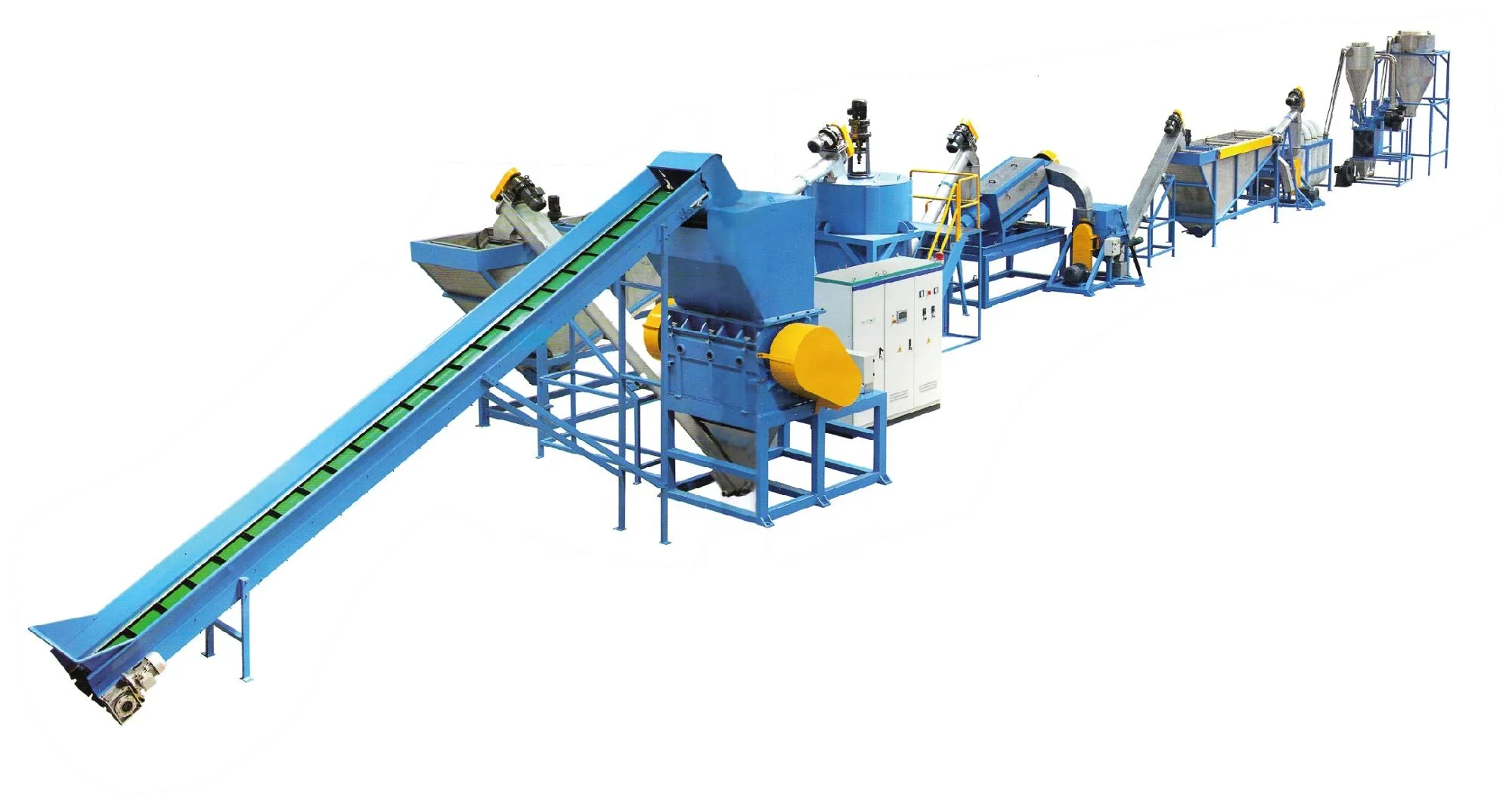Pet Bottle Recycling Plant/Chinese Export Plastic Recycling Machine /Zhangjiagang Factory Pet Washing Machine