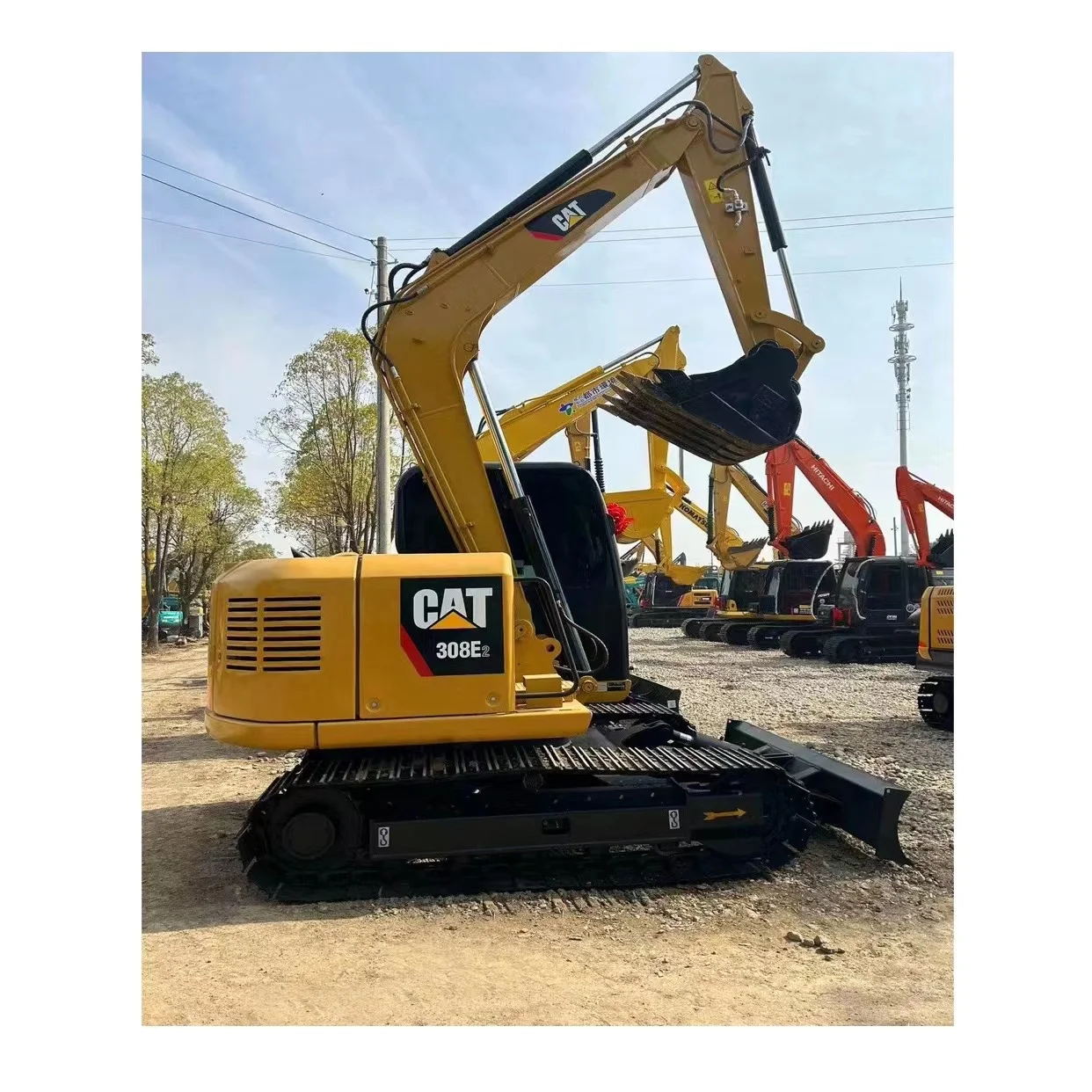 Б/у техника оригинальный японский б/у гусеничный экскаватор CAT 308 308E2/308C/308E/308D гусеница для продажи по низкой цене