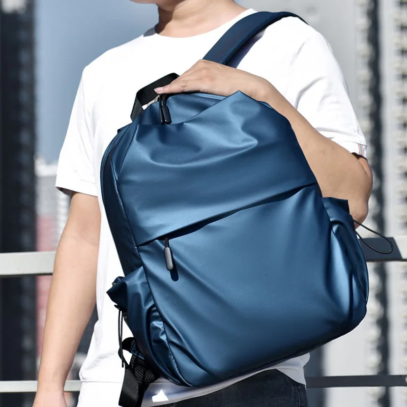 Men Waterproof Laptop Backpacks 2021 Fall New Fashion Backpack Bag Custom Logo Casual Travel Bag