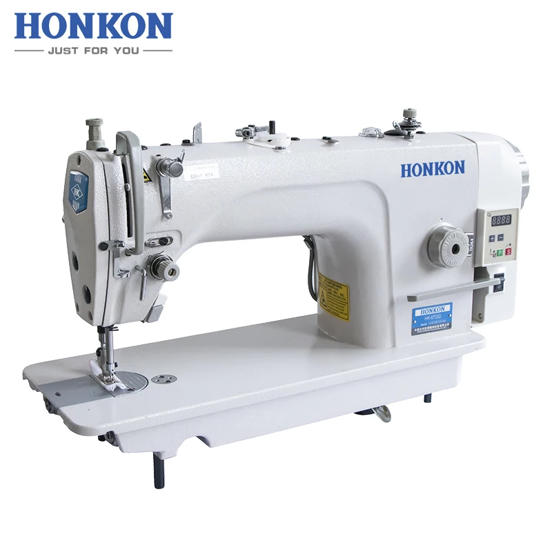 Best price HK8700D mechatronics high speed direct drive lockstitch sewing machine for light of garments