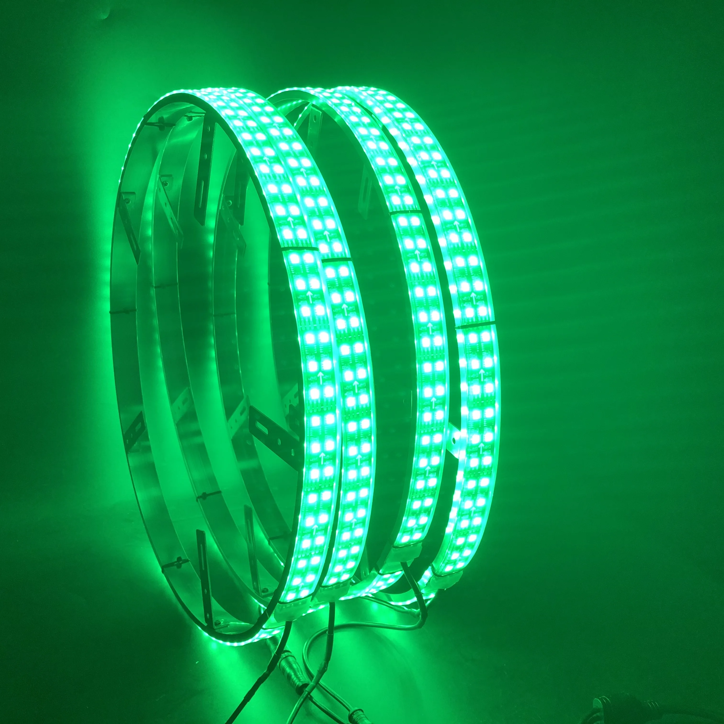 Wheel Ring Lights 17 Inch Car Wheel Rim Lights Led Waterproof Wheel Lights