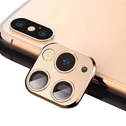 Full Cover Aluminum alloy Phone Camera Lens Protector for iPhone x xr xs xs max Change to iPhone 11 pro