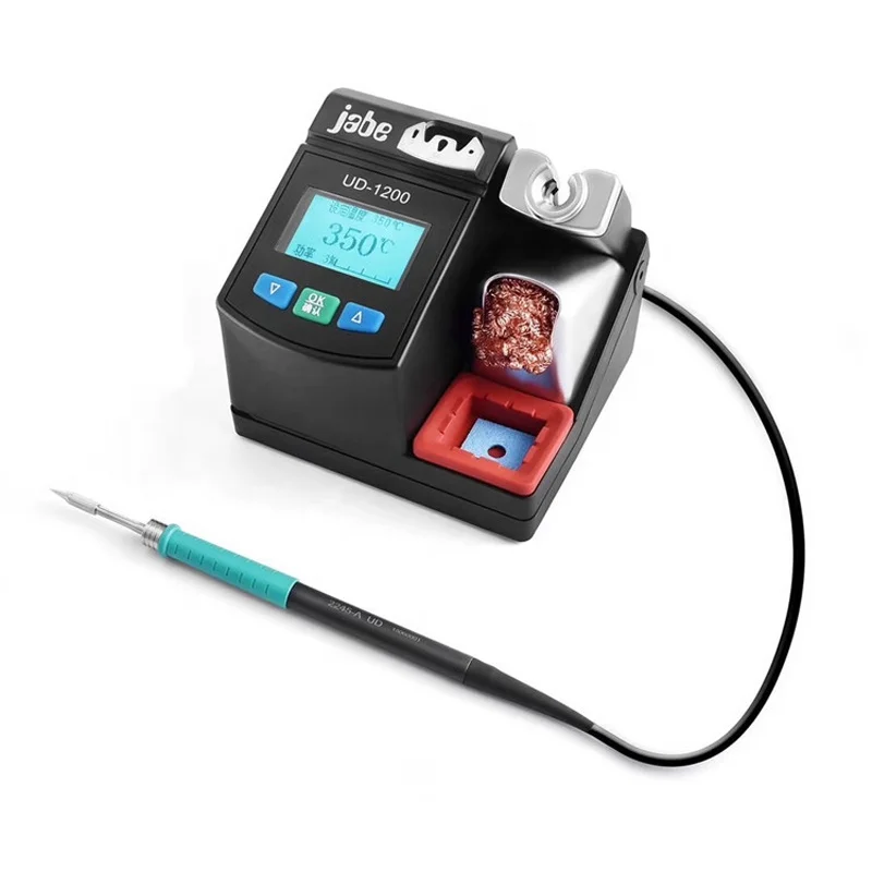 Jabe UD 1200 без свинца точность паяльная станция, ремонт телефона 2.5S быстрый нагрев двухканальный блок питания системы отопления