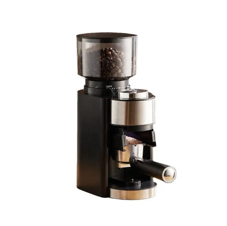 Professional Spatter-proof Industria Coffee Machine Electric Conical Burr Commercial Coffee Grinder