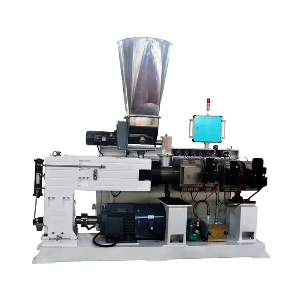 China high output plastic extruder twin parallel screw extruder 90kw screw extruder manufacturer
