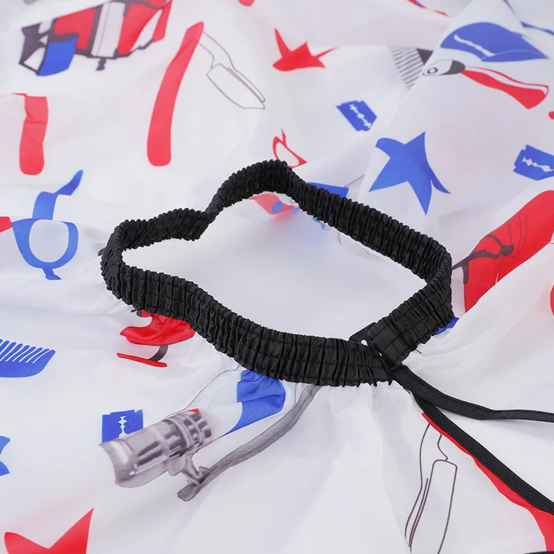 Hot Sale Logo Custom Hairdressing Cape Apron Kapper Capes Barber High Quality White Waterproof Cape Hairdresser