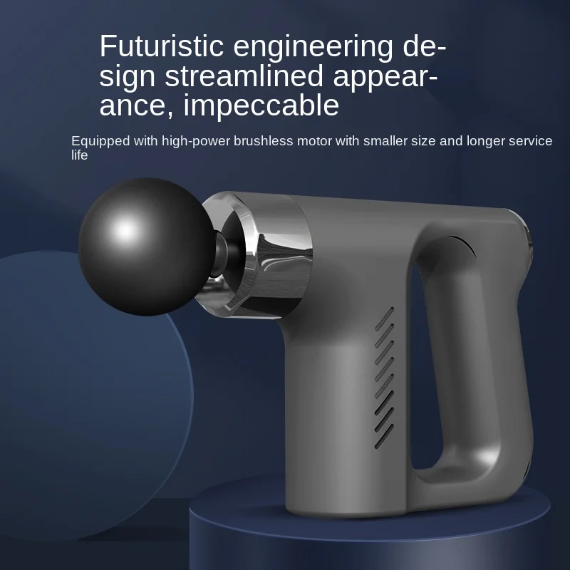 
Dropshipping Custom Logo Deep Muscle Fascial Body Massager Mini Massage Gun Portable Handheld Electric Vibration Massage Gun 
