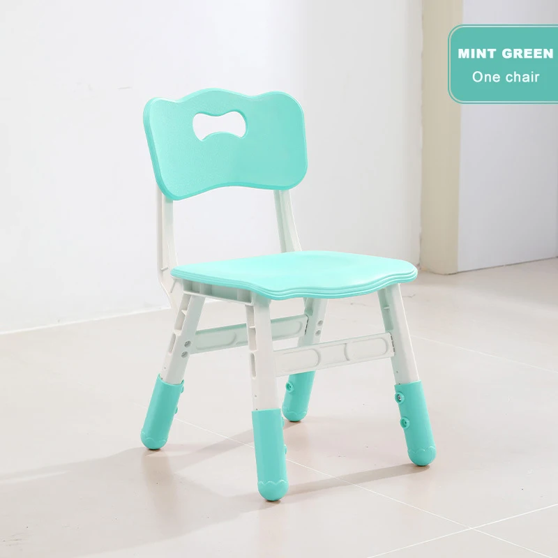 Kids Chair Height Adjustable Toddler Chair Max Load 220LBS Plastic Indoor Outdoor Chair for Children Age 1-6 School Home Daycare