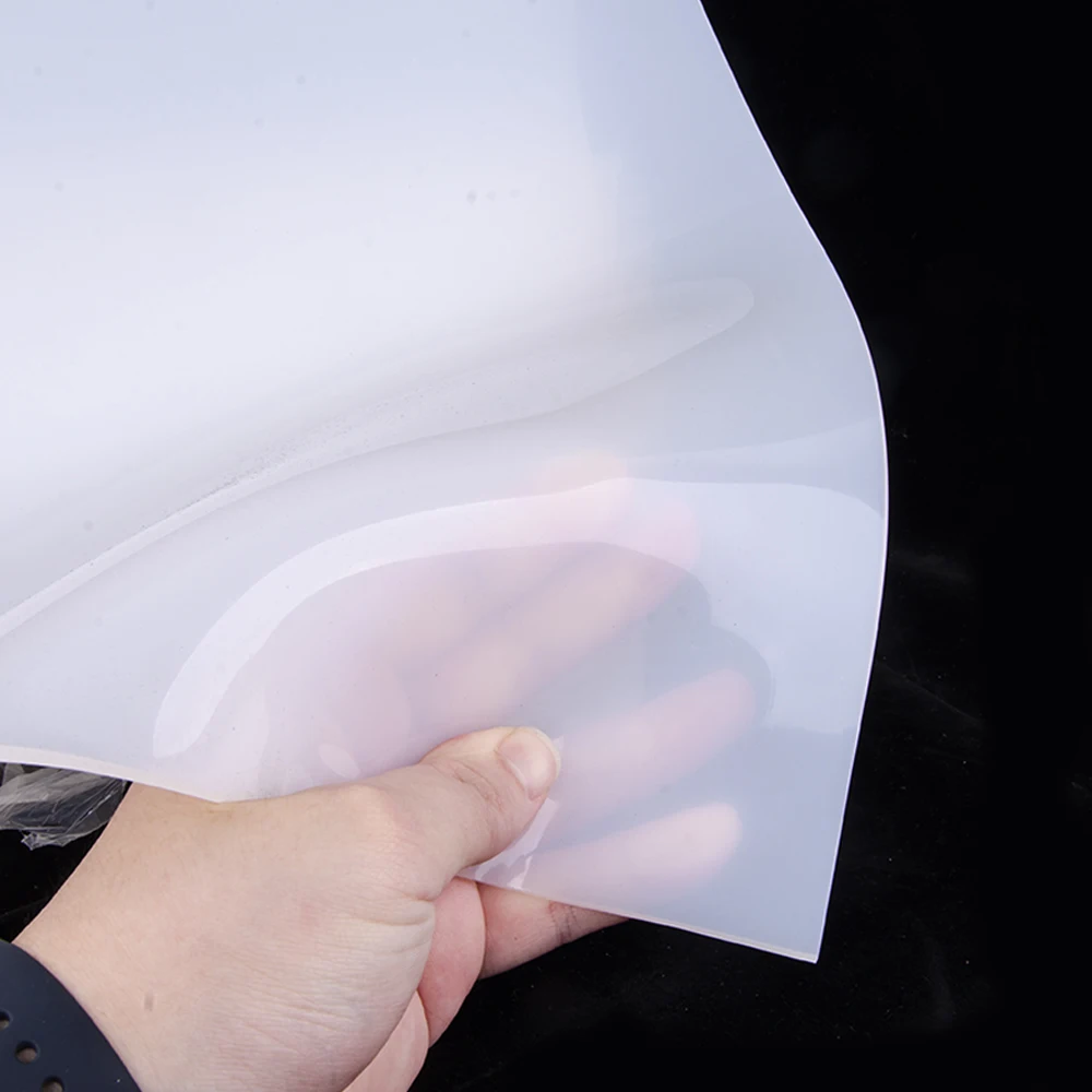 Wearing resistance transparent non-toxic silicone  rubber sheet for industrial machine