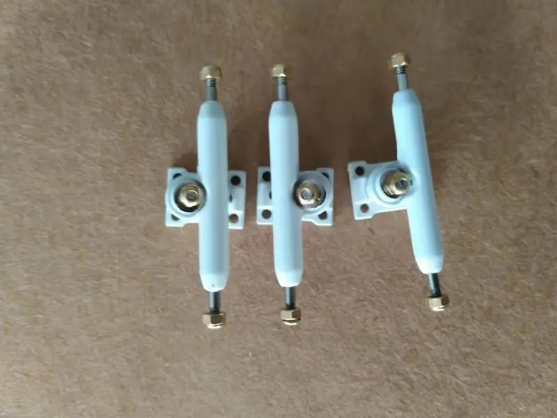 32mm Solid Finger Skateboard Trucks New Single Axle 32mm trucks with Lock Nuts