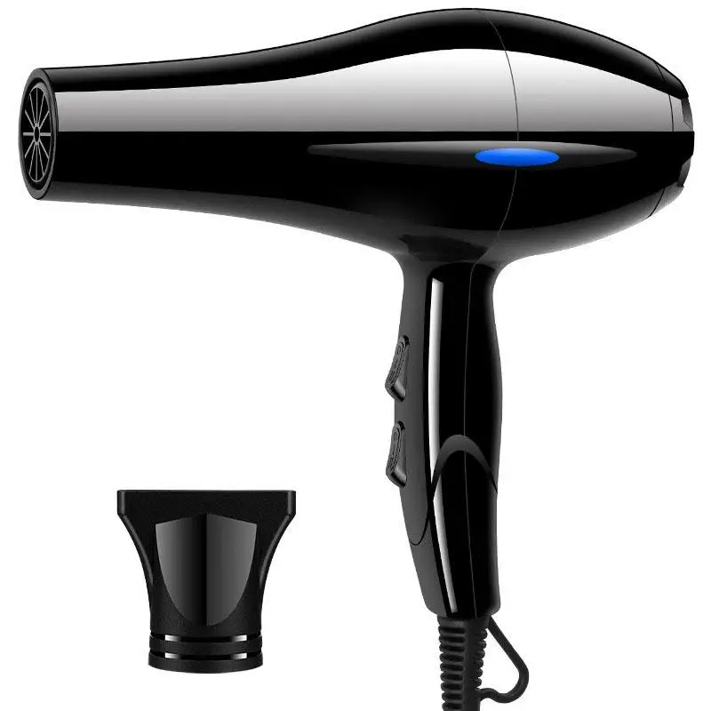 Professional Salon Hair Dryer,Powerful 2400W Fast Drying Low Noise Blow Dryer,Lightweight Hairdryer for Home Travel with Nozzle