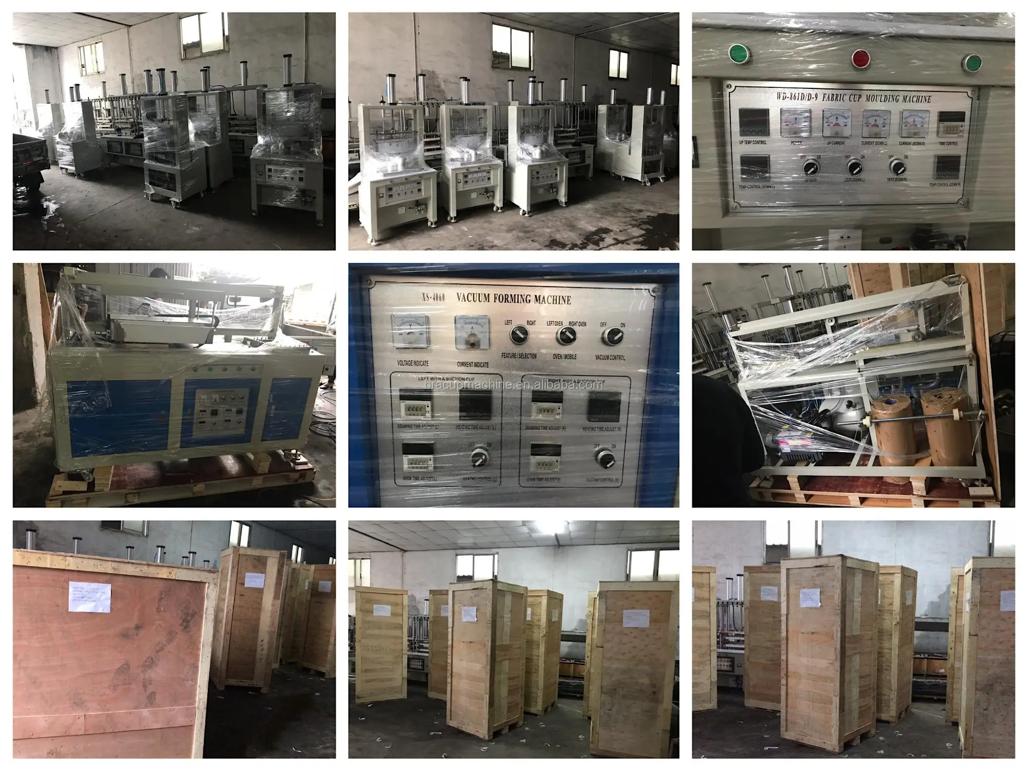 KV-168D/D-9 Bullet Molds Fabric Bra Molding Machine