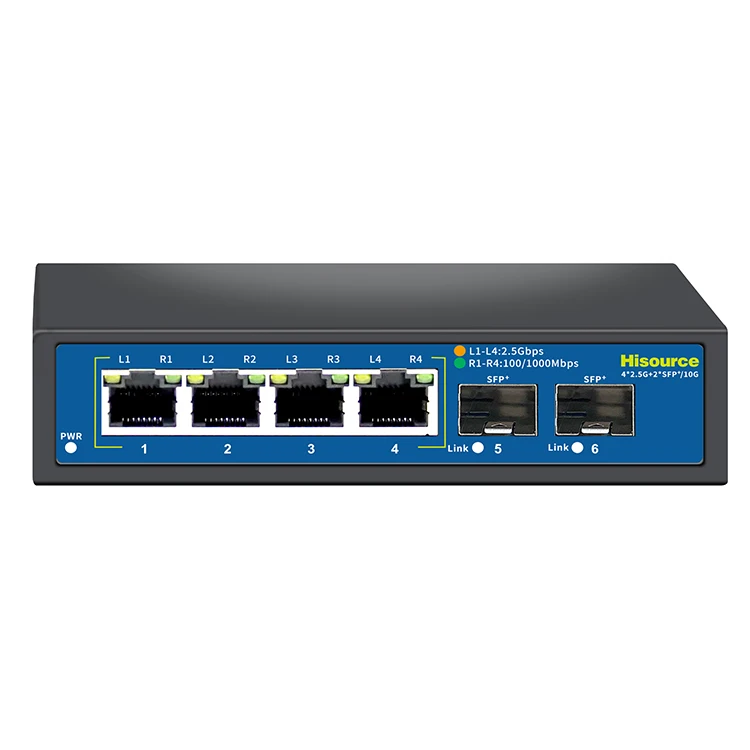 Brand New product High Quality 10G Ethernet switch with surge protection for CCTV video surveillance