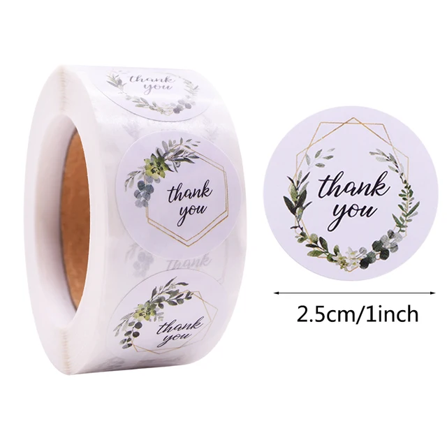Wholesale Adhesive Round DIY Labels Hot Gold Foil Flower Custom Logo Die Cut Vinyl Roll