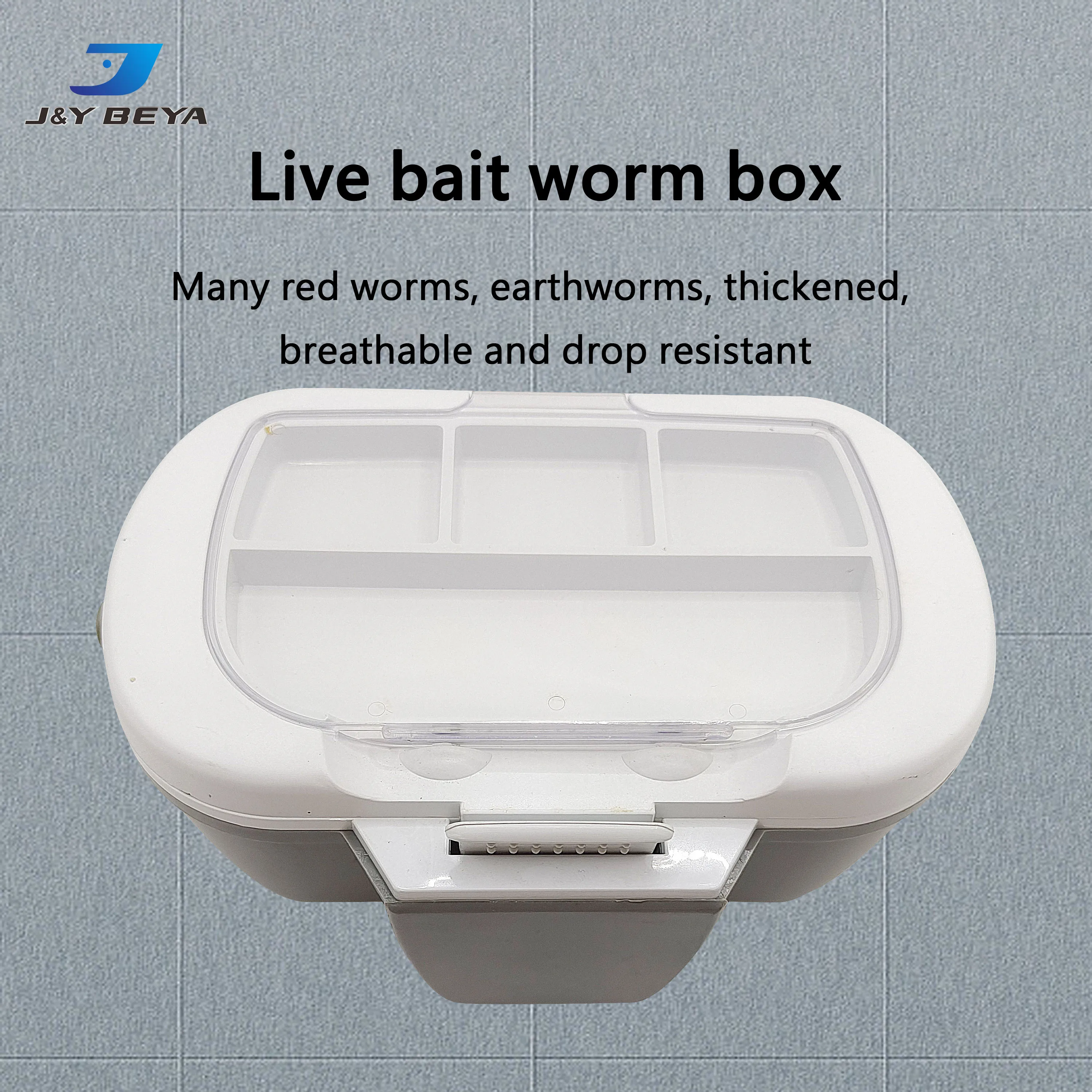 Insulation box plastic Lure Fishing waist box sea fishing earthworm silkworm fresh-keeping box