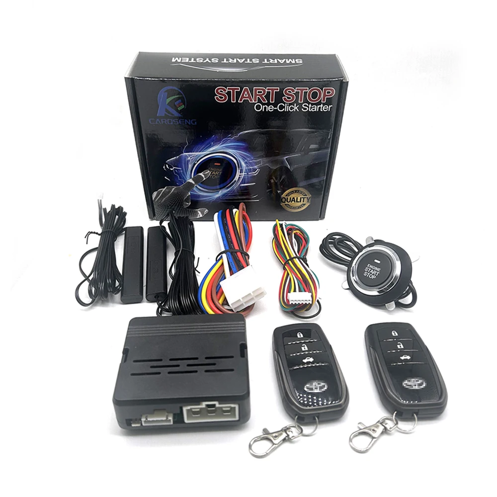 Universal Smart Key Remote Car Start stop system With Car Alarms Central Locking Anti-theft Kit for Vehicle Car Keys