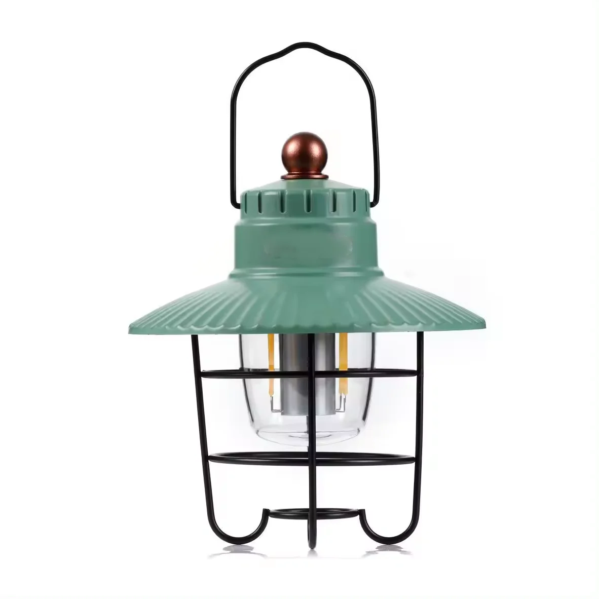 NPOT HOT SELLING Outdoor Retro Atmosphere Camping Lamp Usb Charging Camp Portable Tent Lamp