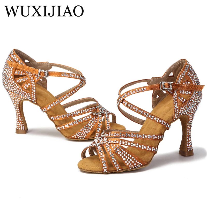 Open Toe High Heels Professional dance Sandal Elegant Girls Classic Latin Dance Shoes