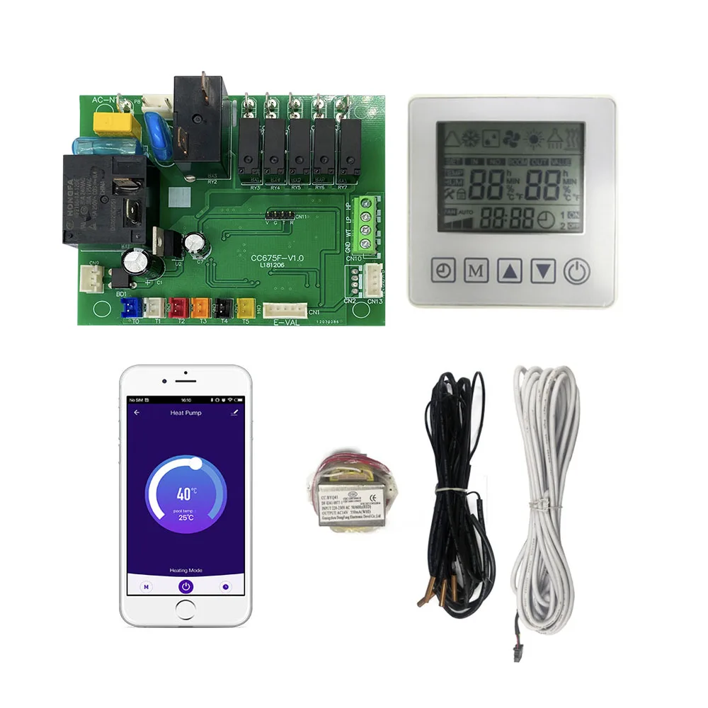 PCB PCBA OEM ODM источник воздуха для внутреннего нагрева воды Tuya Wifi контроллер теплового