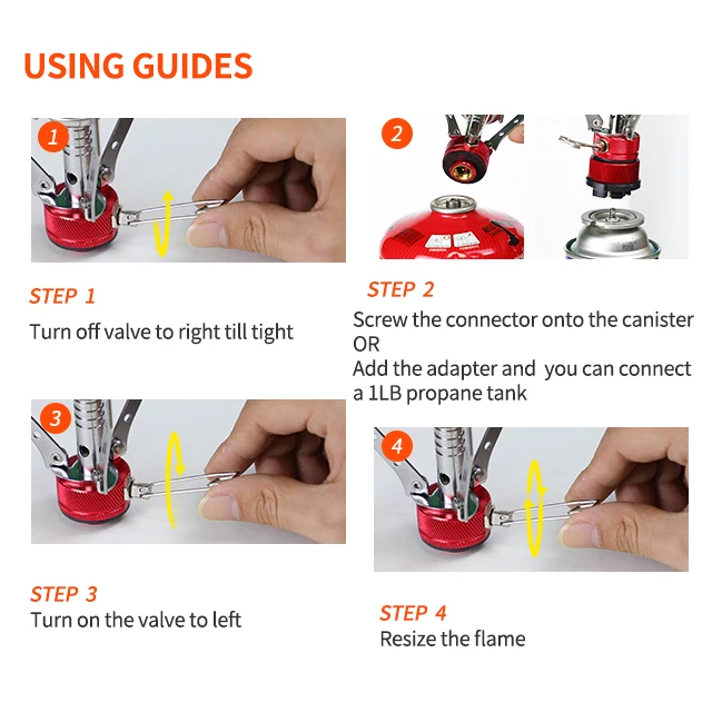 BULIN BL100-B1 Wholesale Outdoor Aluminum Alloy Gas Grill Portable Camping Cooking System Gas Stove