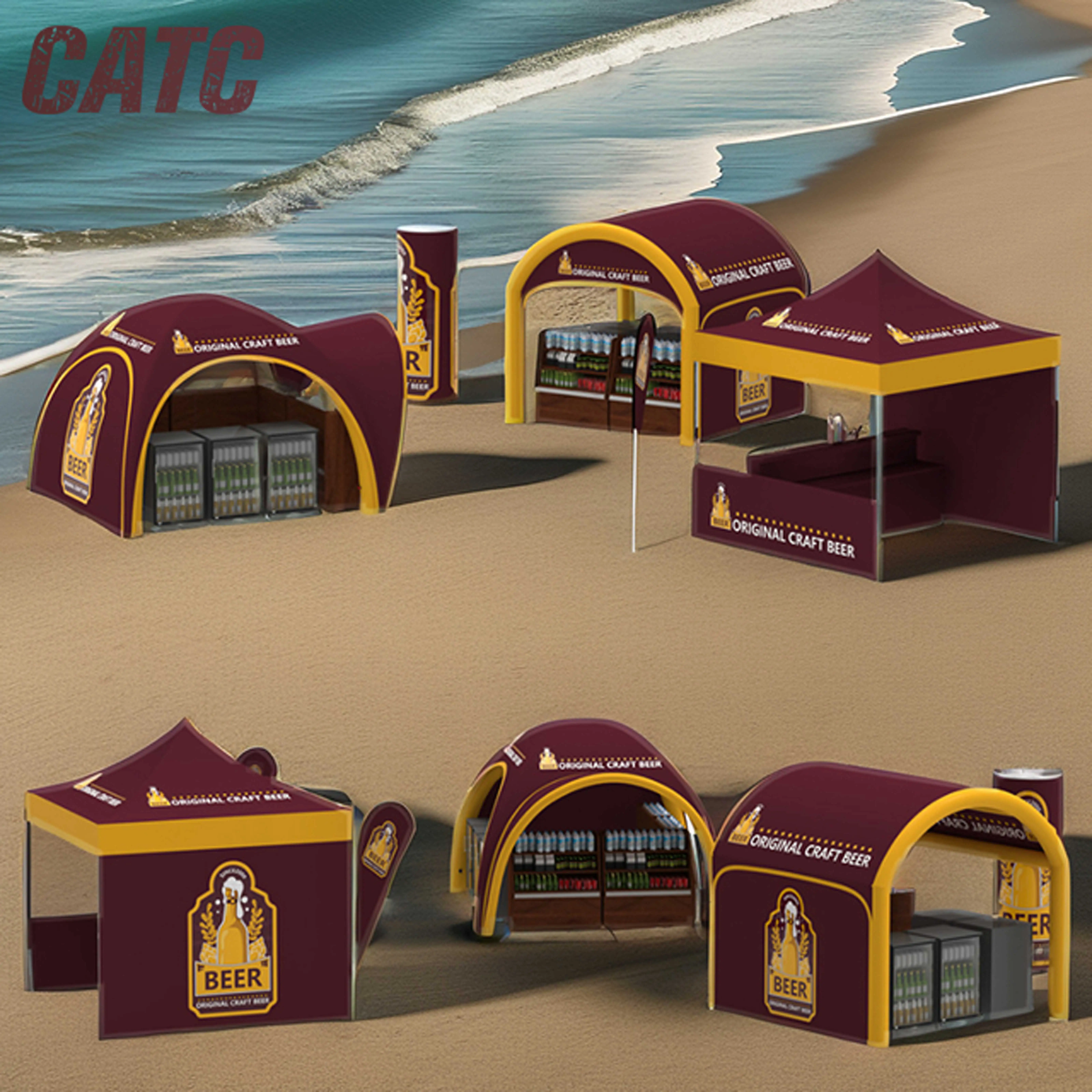 CATC Durable PVC Inflatables LED Lamp Advertising Equipment for Versatile Indoor and Outdoor Events Diverse Tents for Parties
