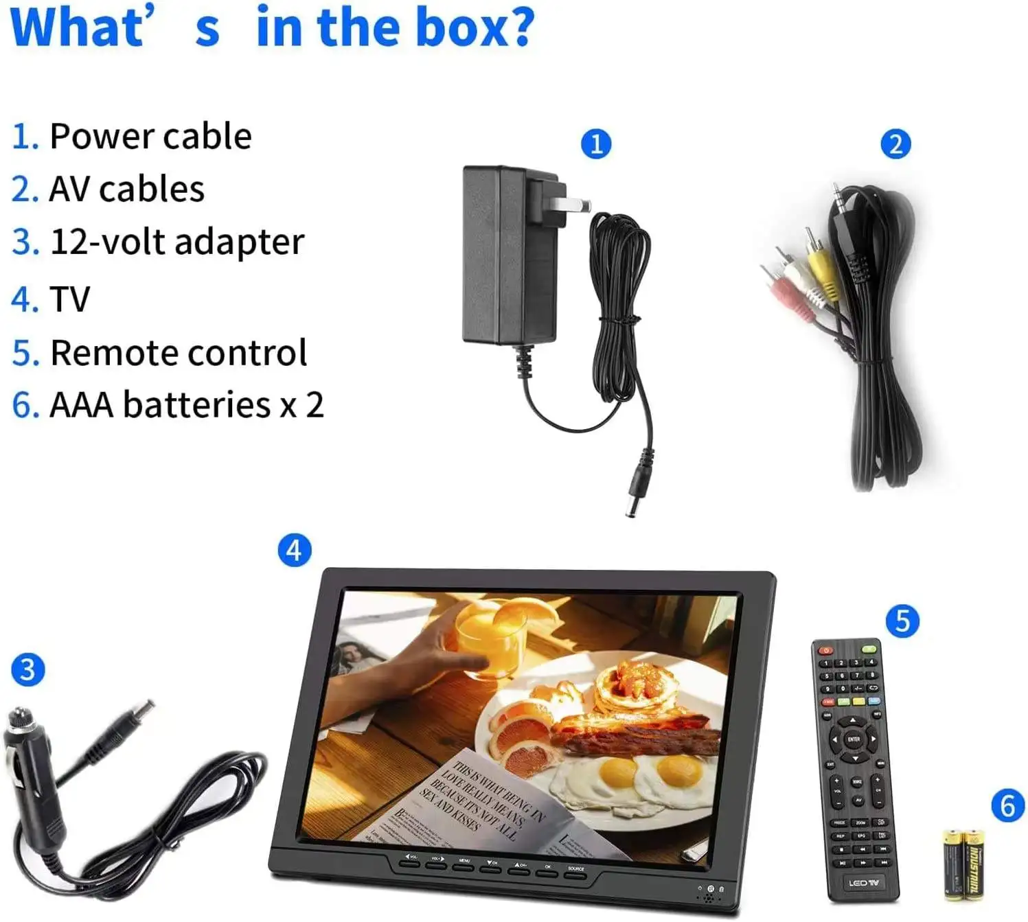 Portable High Definition Mini TV Wholesale 1080p 128G Large Capacity Mini LED Smart TV Portable Cheap Price Custom