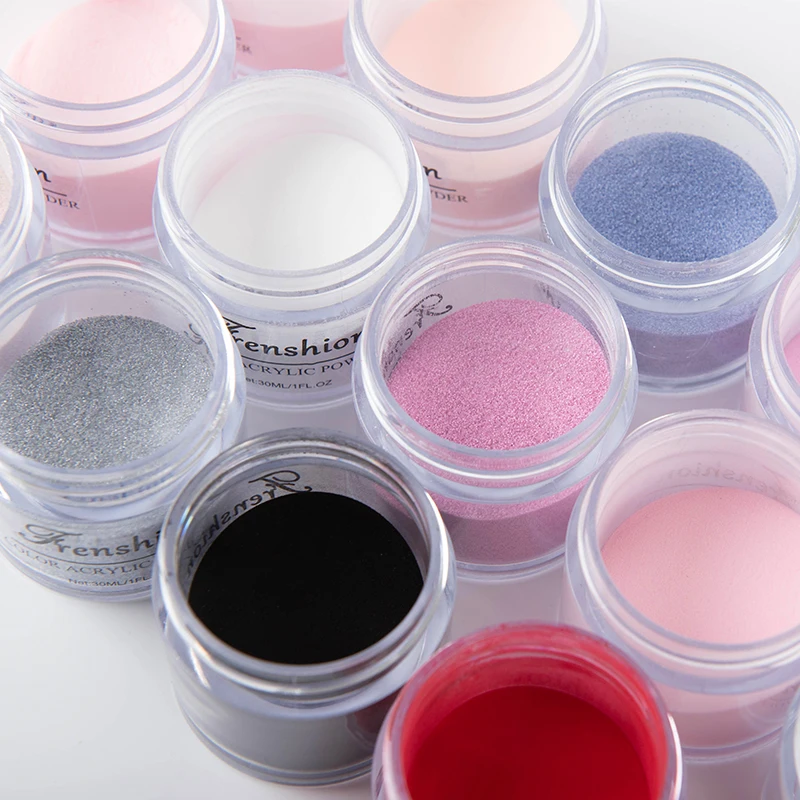 Wholesale Crystal Acrylic Extension Powder Factory Custom Bulk Cover Acrylic Powder Jar Nude Acrylic Powders