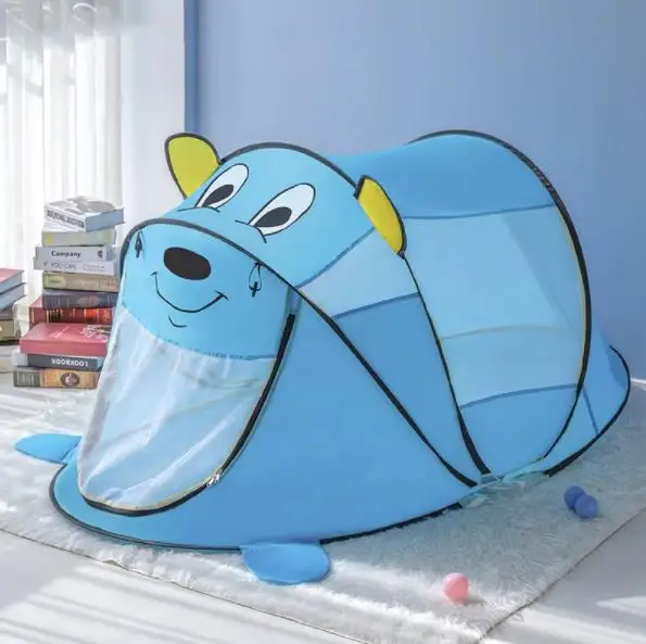 Hot Selling Indoor Outdoor Crawl Developmental Activity Kid Pop Up Camouflage Play Tent