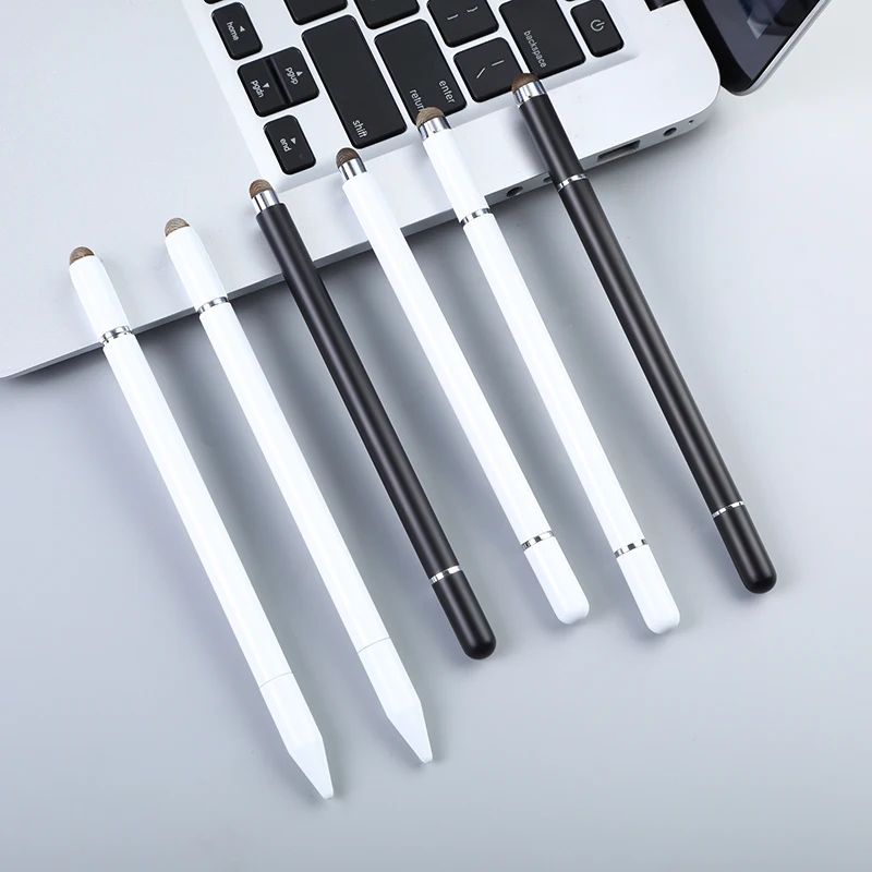 Wholesale Screen Touch Drawing Universal Stylus Pen 2 In 1 Silicone Capacitive Stylus Pen For Apple Ipad Active Stylus Pencil