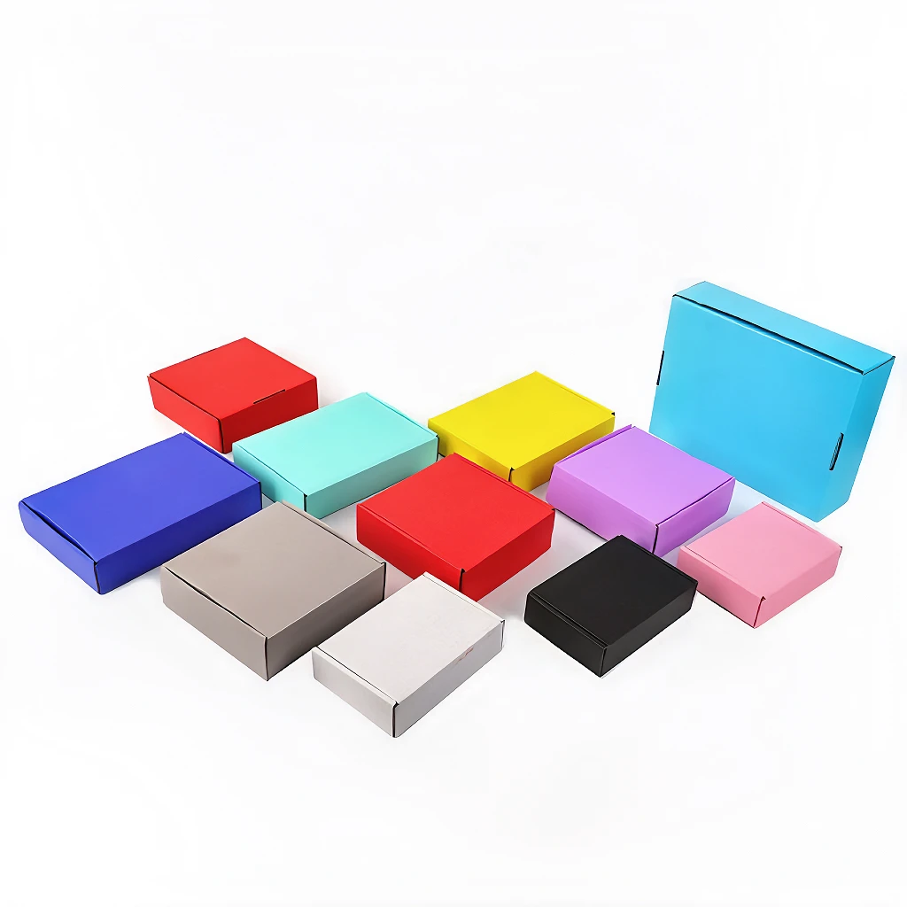 Tan Luxury Satin Lined Ribbon Insert Packaging Gift Color Boxes Hair Boxes For Wigs Hair Packaging Wholesale Custom