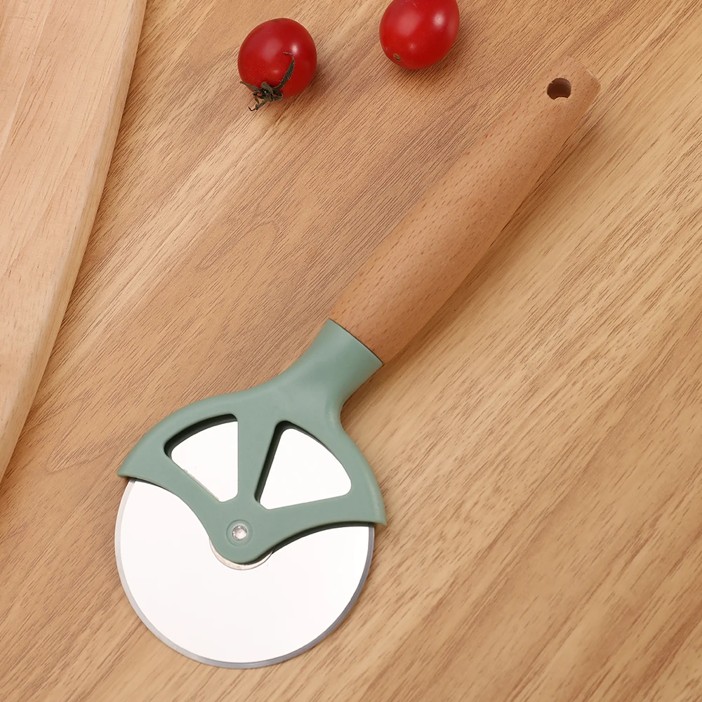 Набор Кухонных Приспособлений с деревянной ручкой 8 шт. в том числе нож для пиццы Овощечистка зестер терка открывалка бутылок