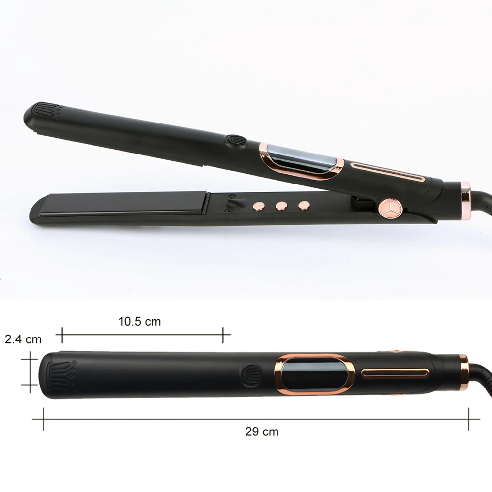 Hot tools for Hair Ceramic 3D Floating Flat Iron Negative Ion 480 Degree MCH Rolling Hair Straightener styler plate
