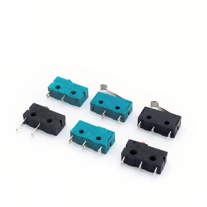 Small micro button switch series 3 pin micro roller handle Micro switch with handle