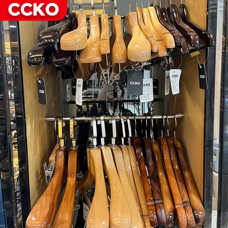 Металлический крючок для отеля на заказ, деревянные вешалки с защитой от кражи для детей и взрослых, вешалки для одежды, магазин одежды для костюмов, юбки, брюк, джинсов