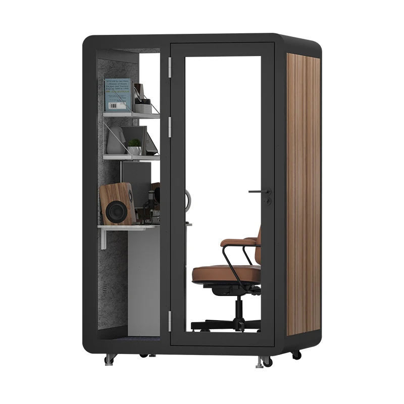 Newest Movable Portable Meeting Soundproof Booth Acoustic Private Office Meeting Pod Phone Booth Office Working Studio