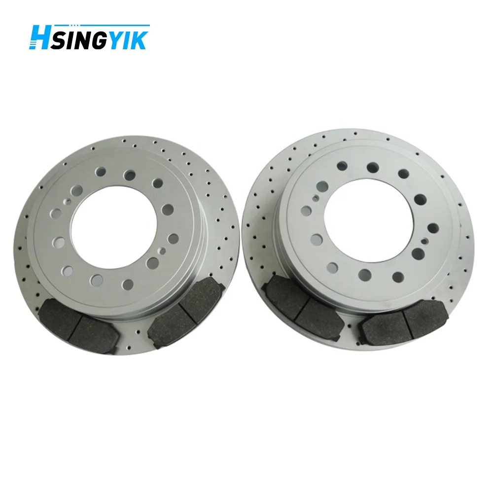 42431-60311 Good Performance Carbon Pad Brake Disk Set For Toyota Prado Lexus Gx