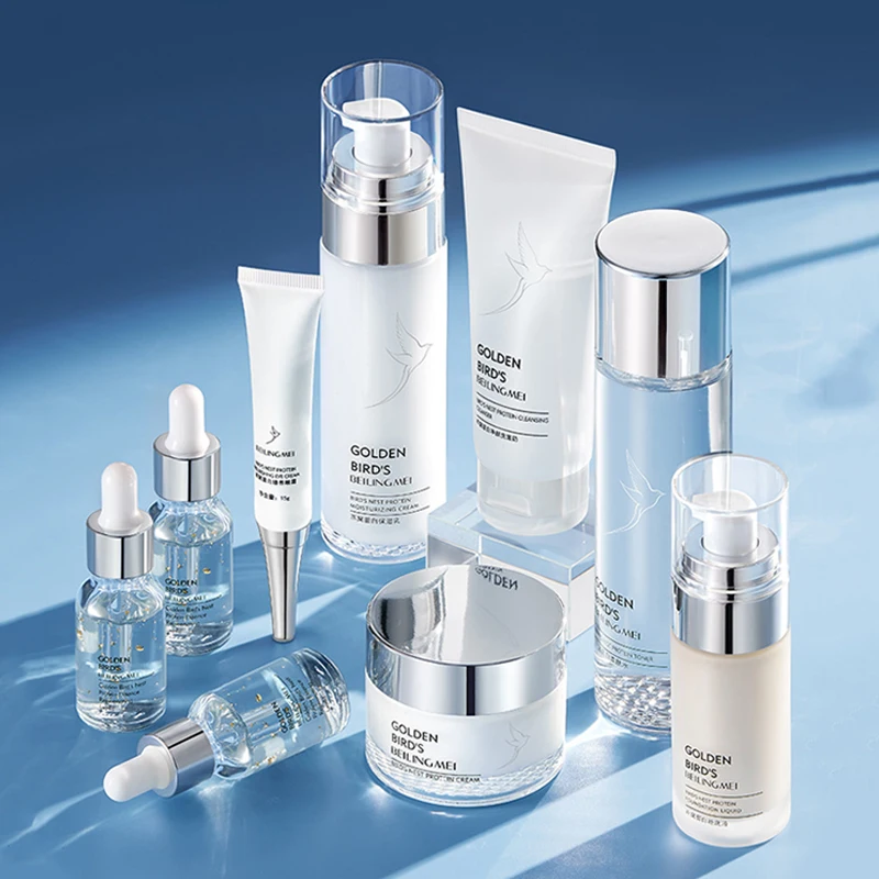 New OEM ODM Private Label Simple Advanced Feel Nourishing Protein Moisturizing Gentle Absorption Whitening Skin Care Set