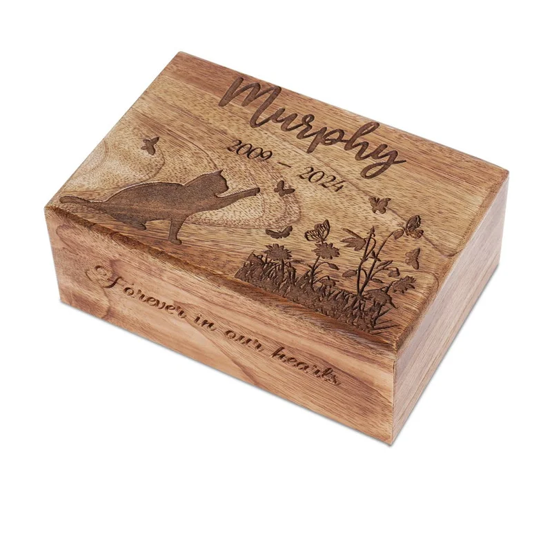 Wholesale Custom Engraved Pet Urn Keepsakes for Cat Dog Ashes Perfect Sympathy Gifts for Loss Open for Bulk Orders