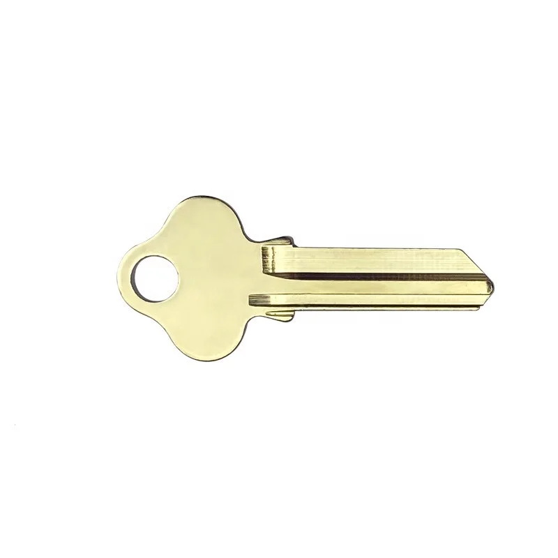 High Quality 2mm Brass Painted Lw4 Door Keys Blank For Computerized Key Cutting Machine
