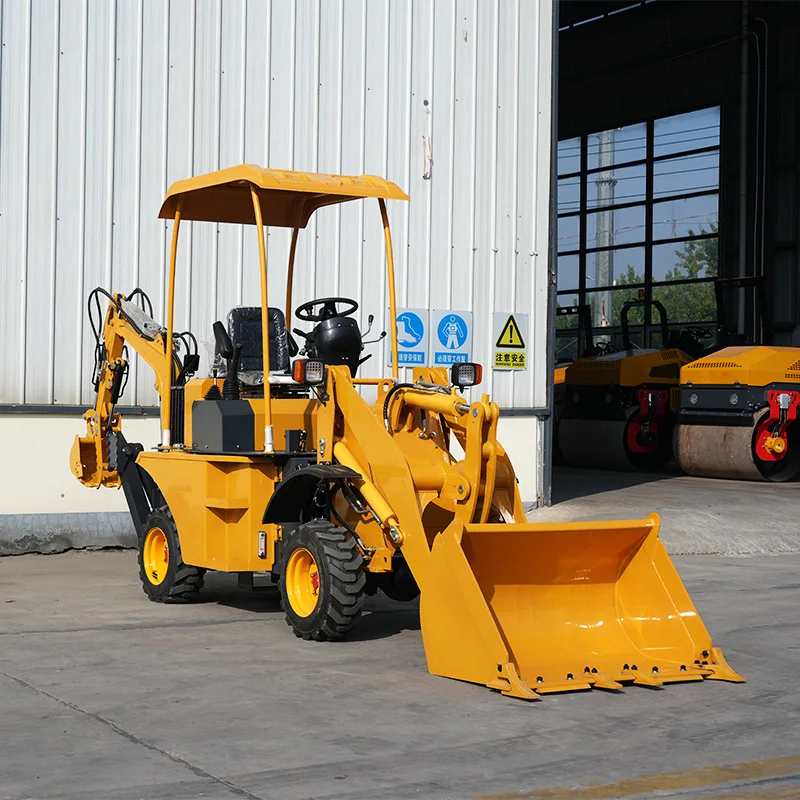 New model backhoe loader excavator Retroexcavadora Backhoe Loader For Sale front bucket famous epa engine