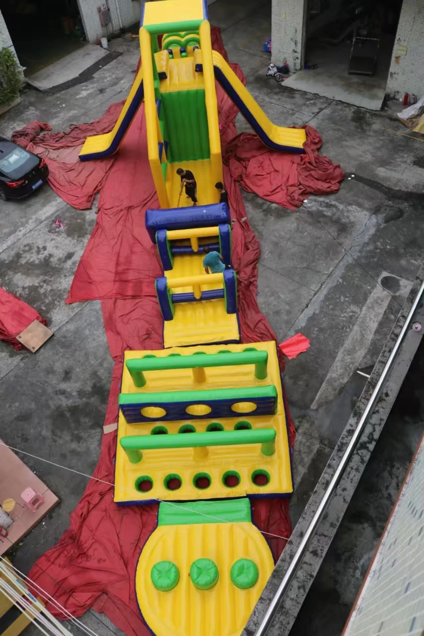 2025 WINSUN Factory wholesale summer inflatable water park equipment inflatable float challenge 5k obstacle course for park