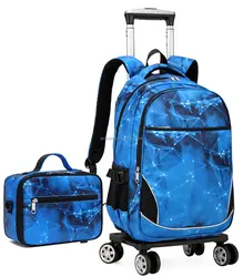 Mochilas de moda 2023 mochila escolar рюкзак сумки на колесиках рюкзак на колесиках школьные сумки набор для детей с сумкой для ланча