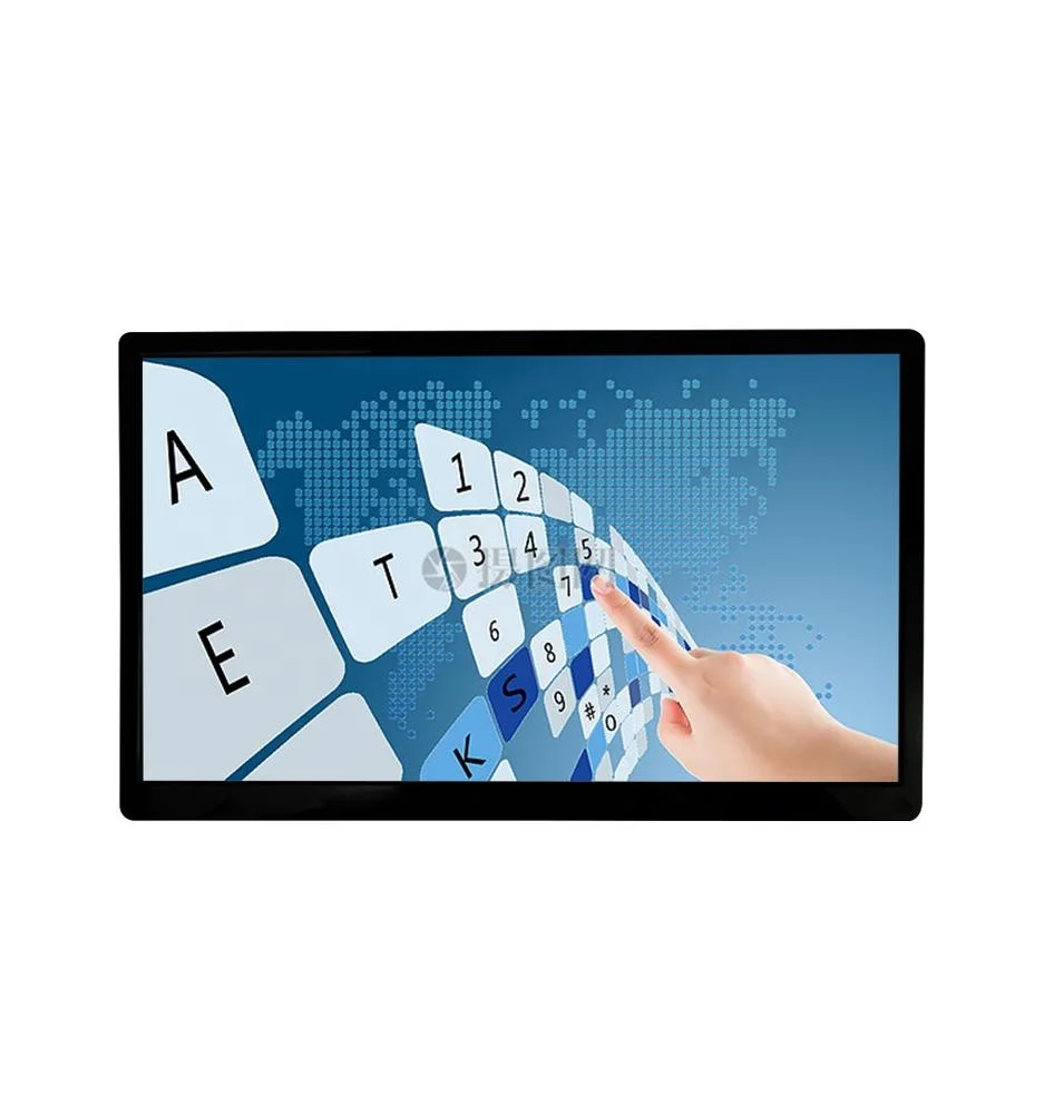 Full HD 23.6 inch PCAP mutil touch screen LED monitors with plastic housing case