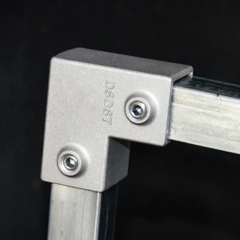 Aluminum alloy Cross Quick Connectors Guardrail Cast Aluminum Structural Fittings Handrail Pipe Clamps