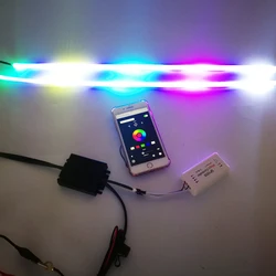 MS-07 12V SRGBHV auto lighting system 12v srgb strips color chasing drl led strips app control