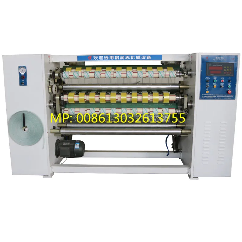 high quality China Made bopp tape slitting rewinding machine with 4 shafts